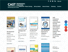 Tablet Screenshot of castpublishing.org